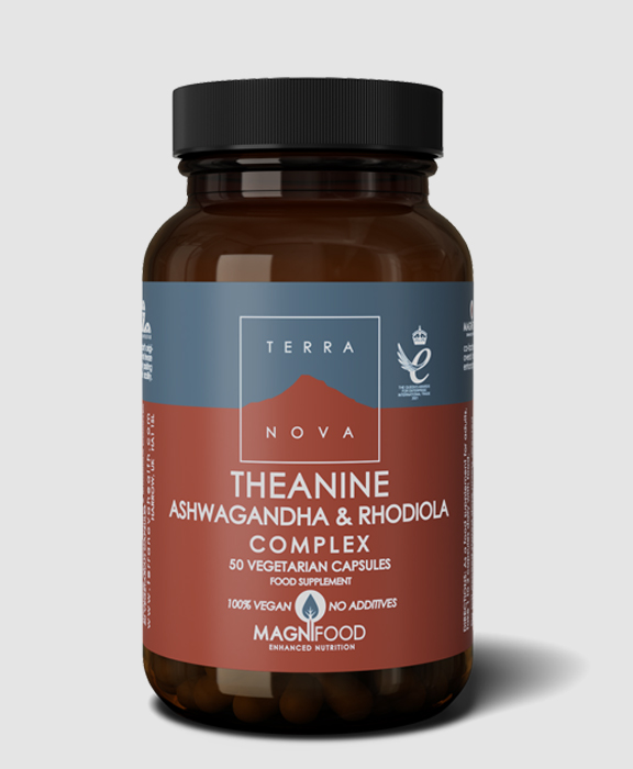 THEANINE, ASHWAGANDHA & RHODIOLA COMPLEX  | 50 KAPSULA THEANINE, ASHWAGANDHA & RHODIOLA COMPLEX  | 50 KAPSULA