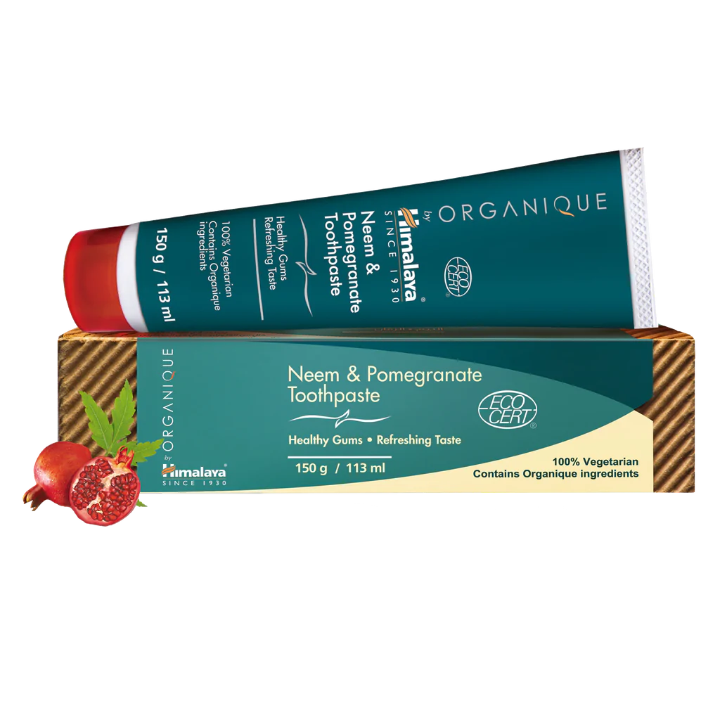 ORGANIQUE NEEM & POMEGRANATE TOOTHPASTE 150G