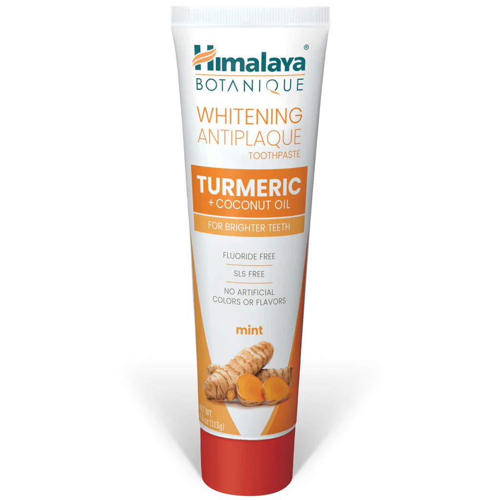 BOTANIQUE WHITENING ANTIPLAQUE TOOTHPASTE 150G (TURMERIC + COCONUT OIL)